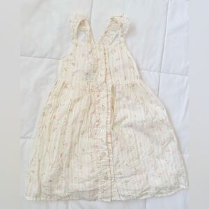 Tahari Cream & Pink Cherry Dress